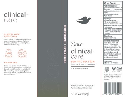 Label (Dove Cln Fresh Peach 12p 2.6z Wip   Outer Carton)